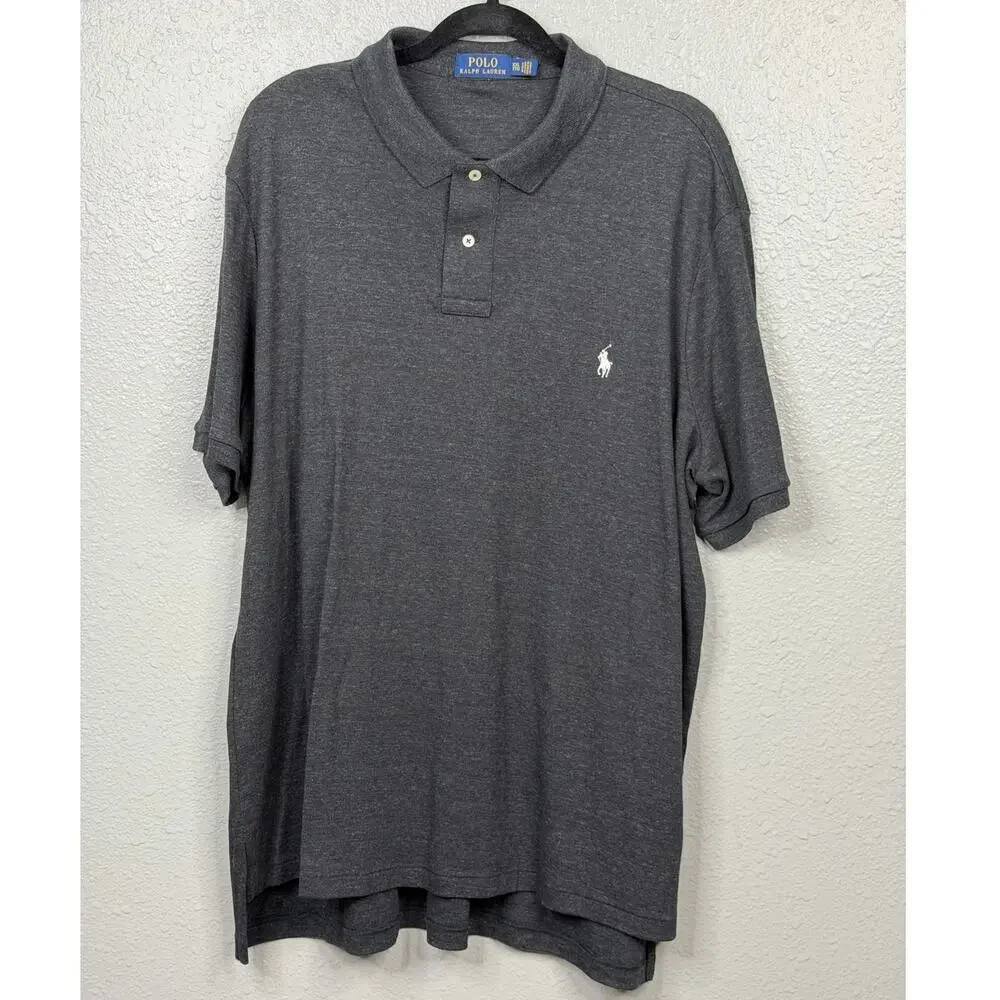 Polo Ralph Lauren Men’s Grey Polo Shirt / Size-XXL TTG